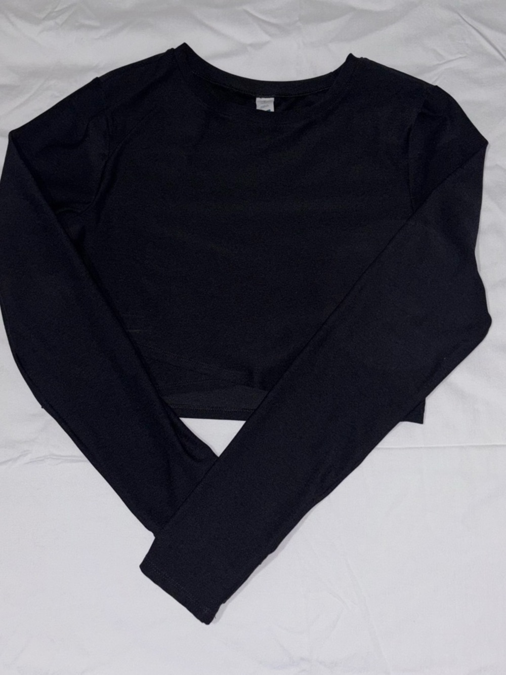 Black athletic shirt